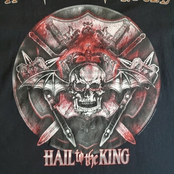 Avenged Sevenfold Hail To The King Unises T-Shirt Size XXL - Picture 4 of 6